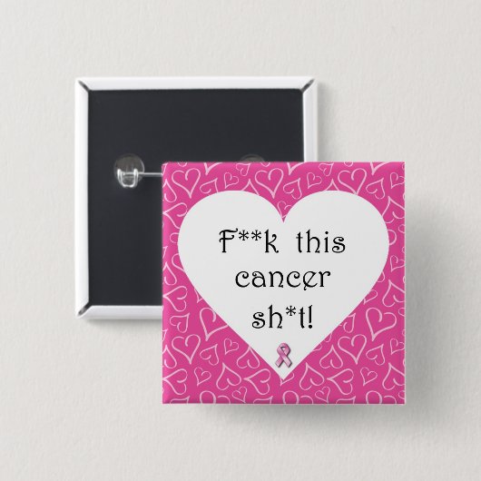 F*ckの蟹座Pin 缶バッジ (正面&裏面)