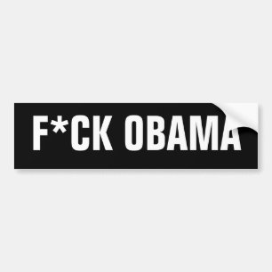 F*CKオバマ バンパーステッカー