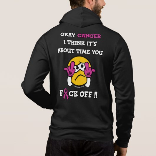 F#CKオフ…乳がん パーカ (裏面)