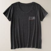 F#CKオフ…糖尿病プラスTシャツ プラスサイズTシャツ (デザイン正面)