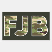 F%ckバイデン氏 長方形シール (正面)