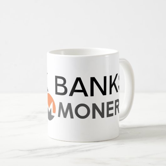 F#CKバンクがモネロマグを使用 コーヒーマグカップ (正面右)