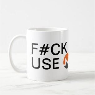 F#CKバンクはモネロ·マグを使用 コーヒーマグカップ