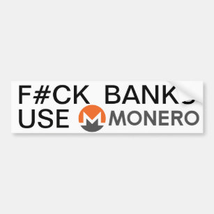 F#CKバンクスUSE MONERO BUMPERステッカー バンパーステッカー