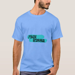 F*CKロシア ストップ戦争 ウクライナと立つ Tシャツ
