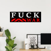 F@ck戦争なし ポスター (ホームオフィス)
