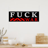 F@ck戦争なし ポスター (キッチン)