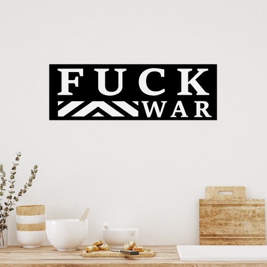 F@ck戦争なし ポスター (キッチン)