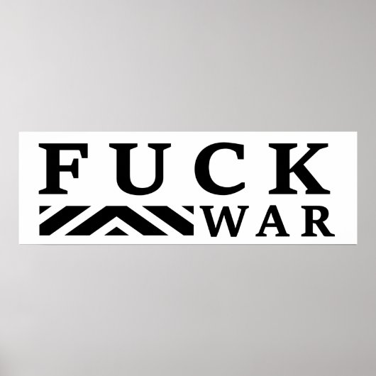 F@ck戦争なし ポスター (正面)
