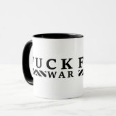 F@ck戦争なし マグカップ (正面左)