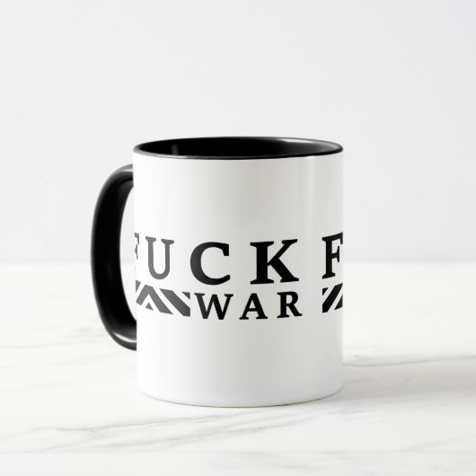 F@ck戦争なし マグカップ (正面左)