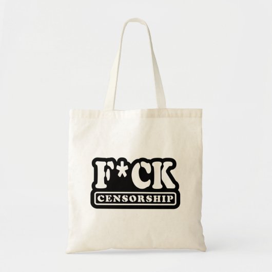 F*CK検閲 トートバッグ (正面)