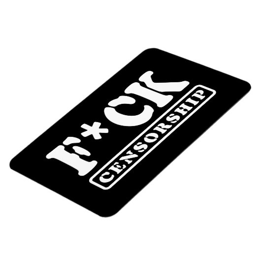 F*CK検閲 マグネット (左側)