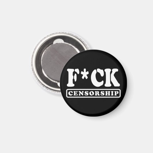 F*CK検閲 マグネット (正面/裏面)