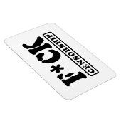 F*CK検閲 マグネット (右側)