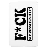 F*CK検閲 マグネット (縦)