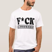 F*CK検閲 Tシャツ (正面)