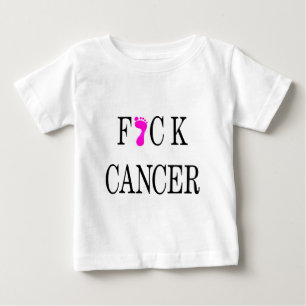 f*ck癌の柔らかい文字 ベビーTシャツ