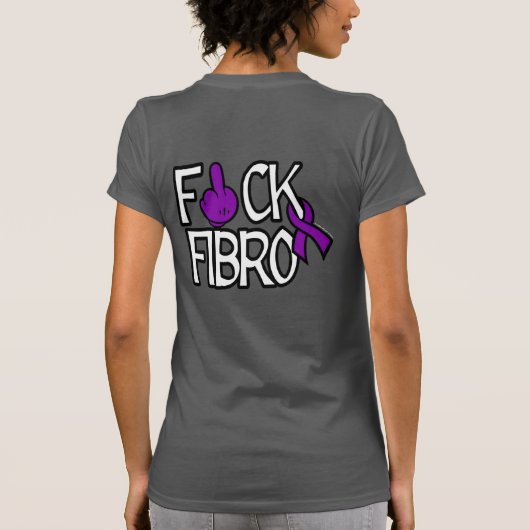 F#CK ファイバ、 Tシャツ (裏面)