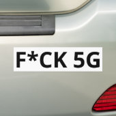 F*CK 5G バンパーステッカー (車上)
