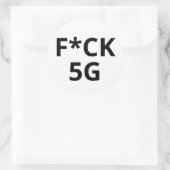 F*CK 5G ラウンドシール (バッグ)
