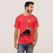 F*ck Communist Party China!!! Tシャツ (正面フル)