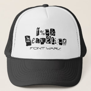 F%ck Helvetica Hat キャップ