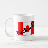 F*ckin (カナダの旗) コーヒーマグカップ (左)