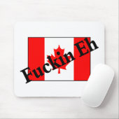 F*ckin (カナダの旗) マウスパッド (マウス)