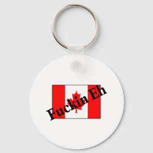 F*Ckin Eh （カナダ国旗） キーホルダー