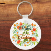 F*cking年ワイルドフラワーフローラ母の母 キーホルダー (正面)