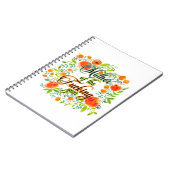 F*cking年ワイルドフラワーフローラ母の母 ノートブック (左側)