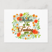 F*cking年ワイルドフラワーフローラ母の母 ポストカード (正面)