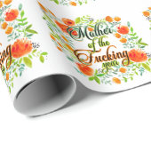 F*cking年ワイルドフラワーフローラ母の母 ラッピングペーパー (ロールコーナー)