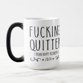 F*Cking QuitterとはHappy Retirement Coffeeのこと モーフィングマグカップ (左)