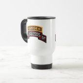 F Co第51の歩兵LRSスクロール、レーンジャータブ トラベルマグ (正面左)