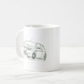 F FocusRS 2009年 コーヒーマグカップ (正面左)