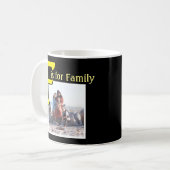 F for Family コーヒーマグカップ (正面左)