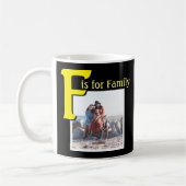 F for Family コーヒーマグカップ (左)