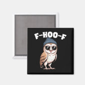 F-hoo-f 鳥の面白いミーム グラフィック マグネット (正面/裏面)