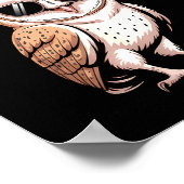 F-hoo-f Funny Bird Meme Graphic  ポスター (角)