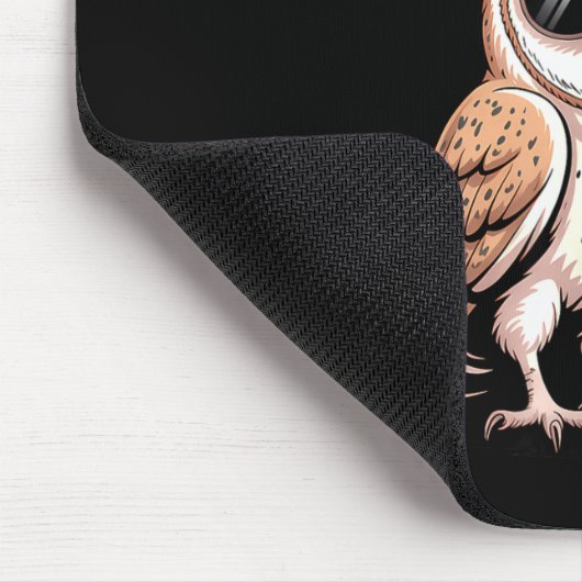 F-hoo-f Funny Bird Meme Graphic  マウスパッド (コーナー)