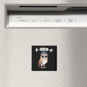 F-hoo-f Funny Bird Meme Graphic  マグネット (インサイチュ (食洗機))