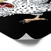 F-hoo-f Owl Meme – Funny Screaming Owl Bird Meme G ポスター (角)