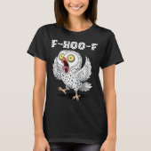 F-hoo-f Owl Meme – Funny Screaming Owl Bird Meme G Tシャツ (正面)