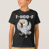 F-hoo-f Owl Meme – Funny Screaming Owl Bird Meme G Tシャツ (正面)