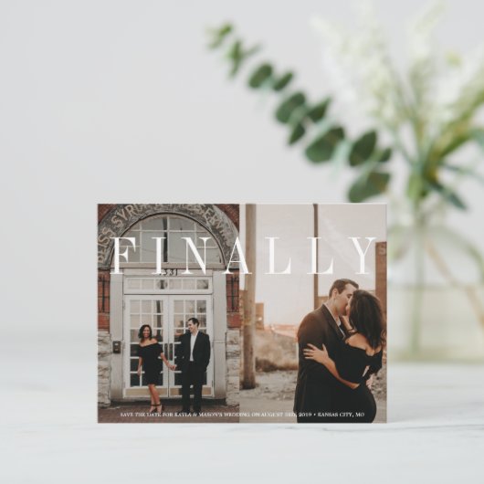 F I N A L Y日付の保存 案内ポストカード (スタンド正面)