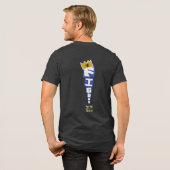 F.I.O. “Crown” Dark VI  トライブレンドＴシャツ (フル背面)