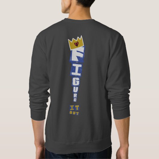 F.I.O. “Crown” Sweatshirt Dark II  スウェットシャツ (裏面)