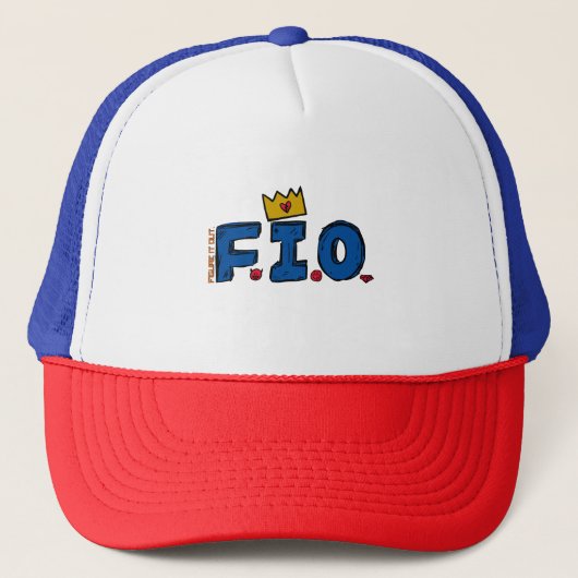 F.I.O. “Figure It Out” - Cap Minimalist  キャップ (正面)